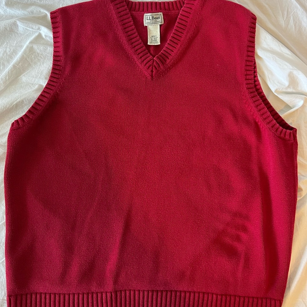 L.L. Bean Mens Sweater Vest